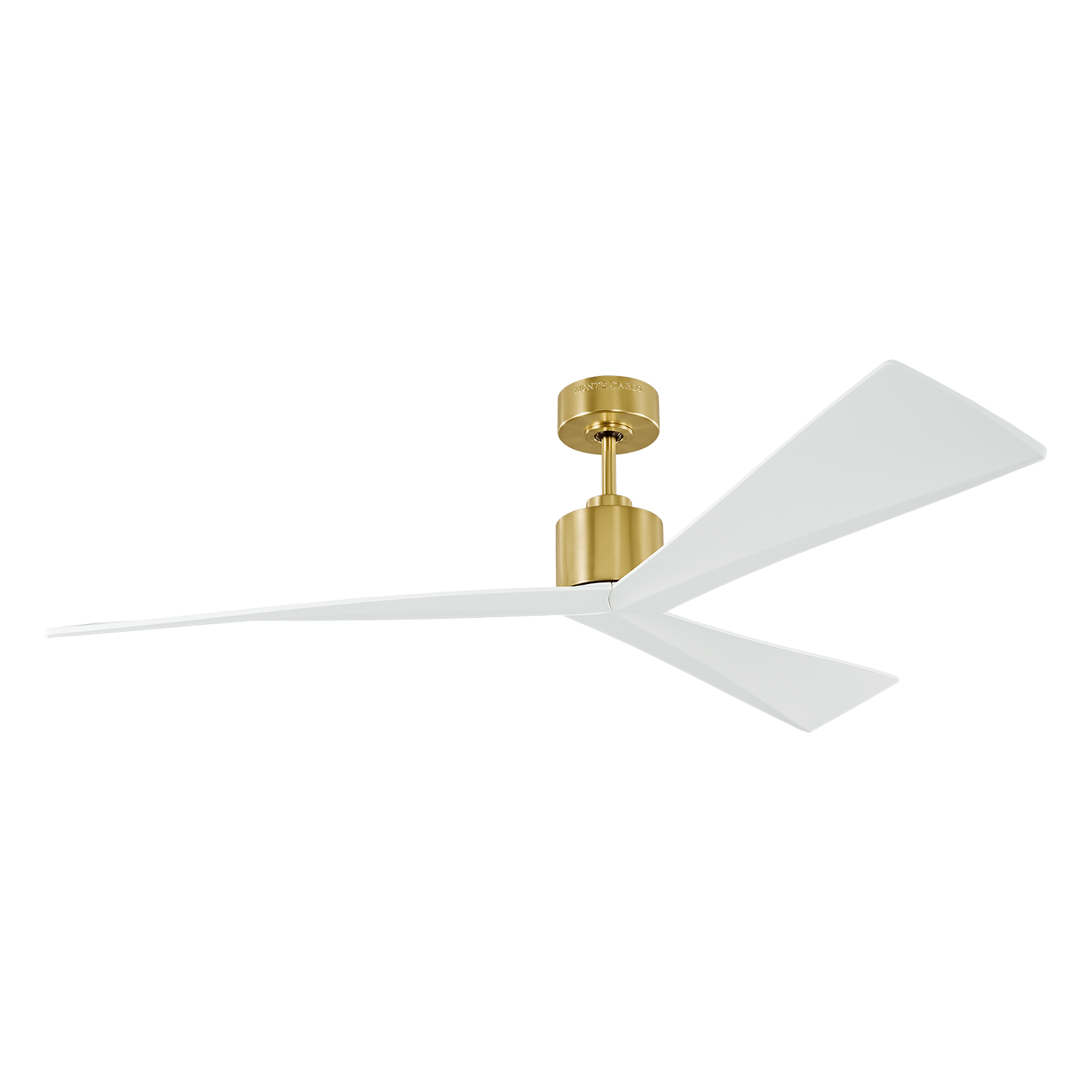 Burnished Brass Housing With Matte White
