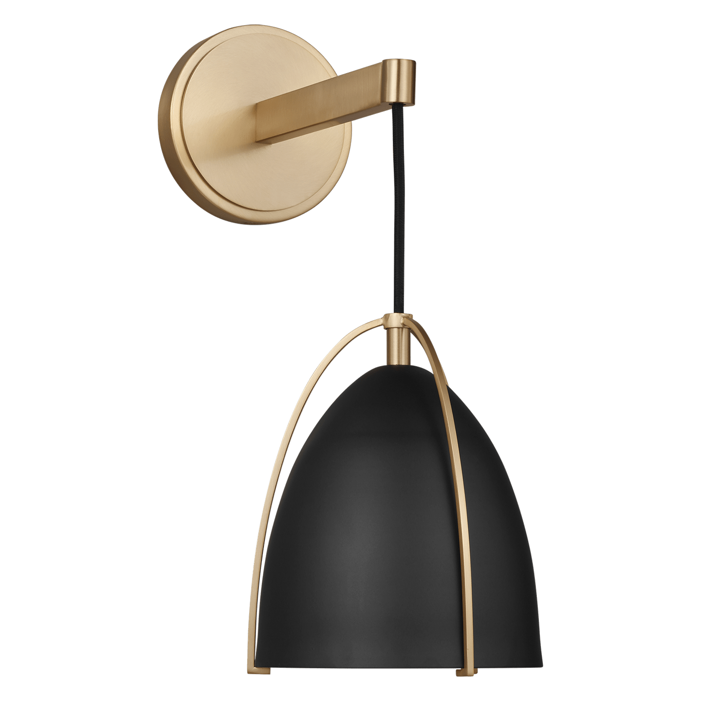 Satin Brass / Matte Black