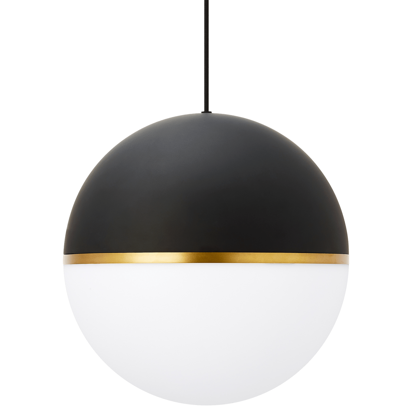 Matte Black and Aged Brass