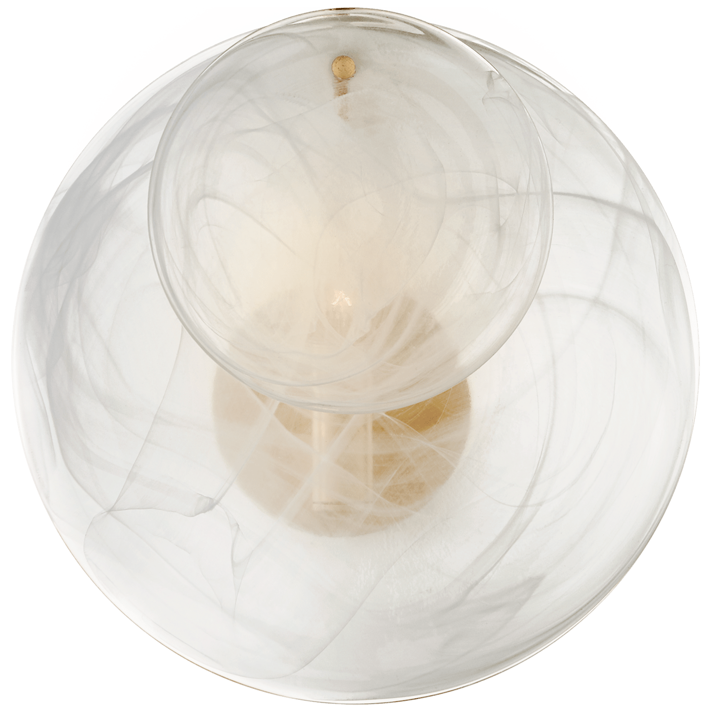 Gild / White Strie Glass