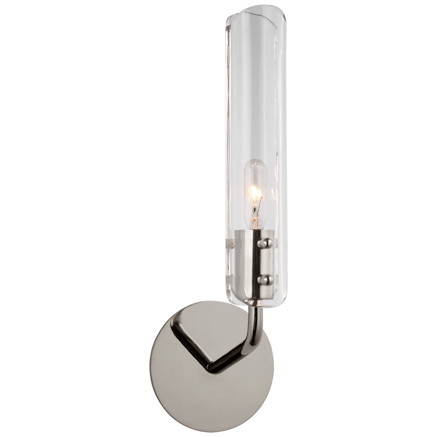 Polished Nickel / Clear Glass