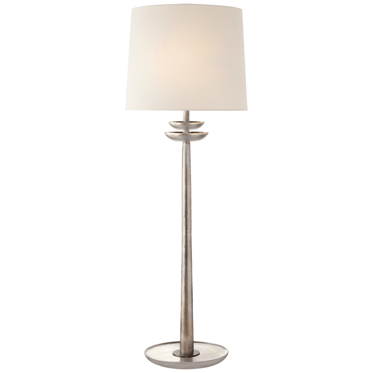 Foglia Argento Brunita / 22,9cm x 25,4cm x 21,6cm Lino