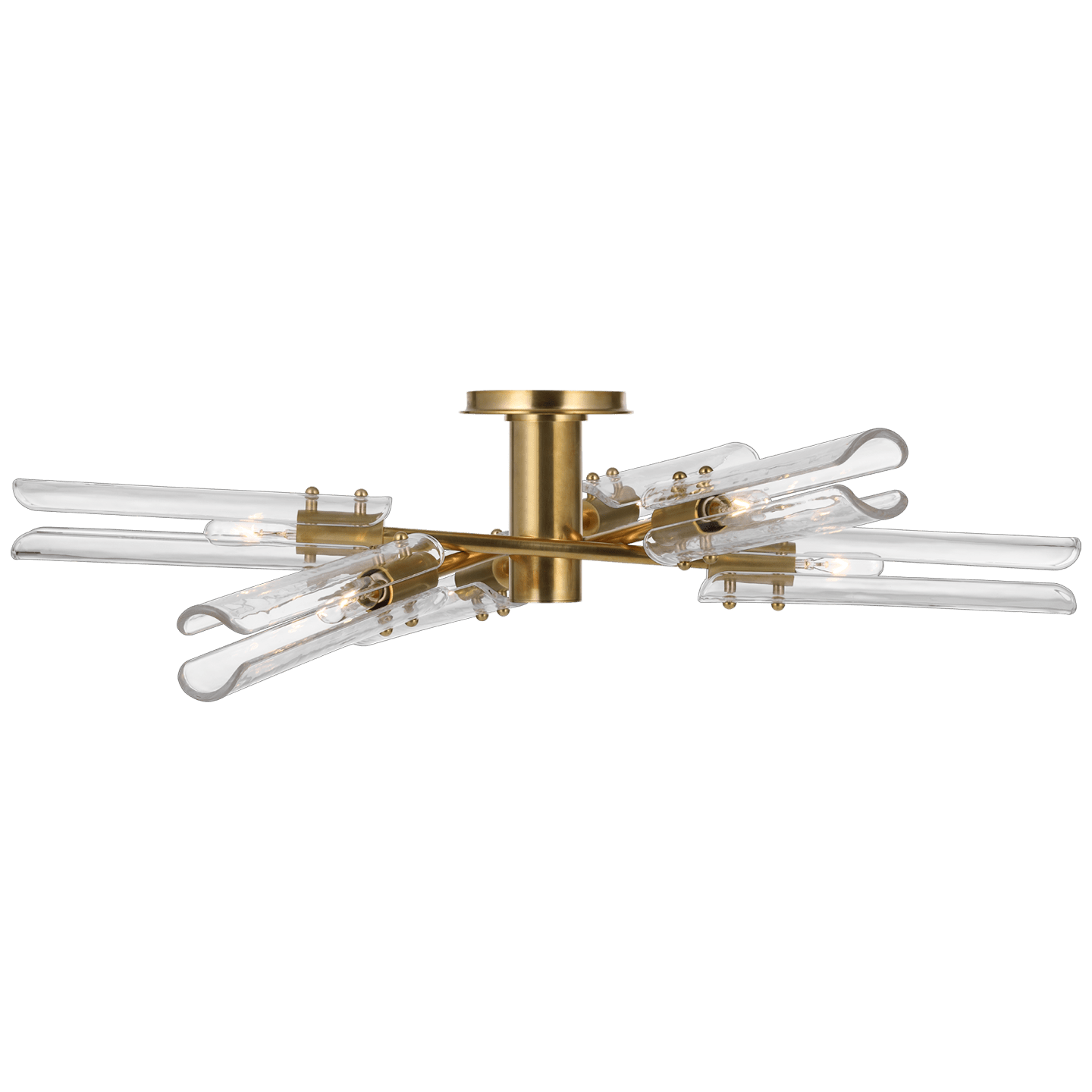 Hand-Rubbed Antique Brass / Clear Glass
