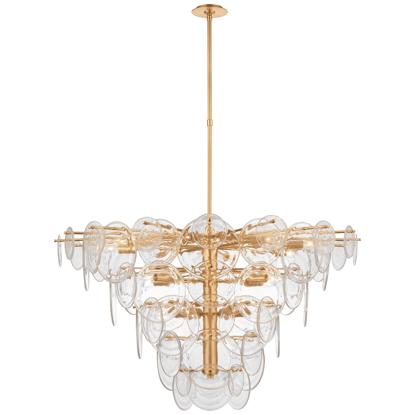 Gild / Clear Strie Glass