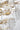 Loire Extra Large Chandelier in Gild with Clear Strie Glass