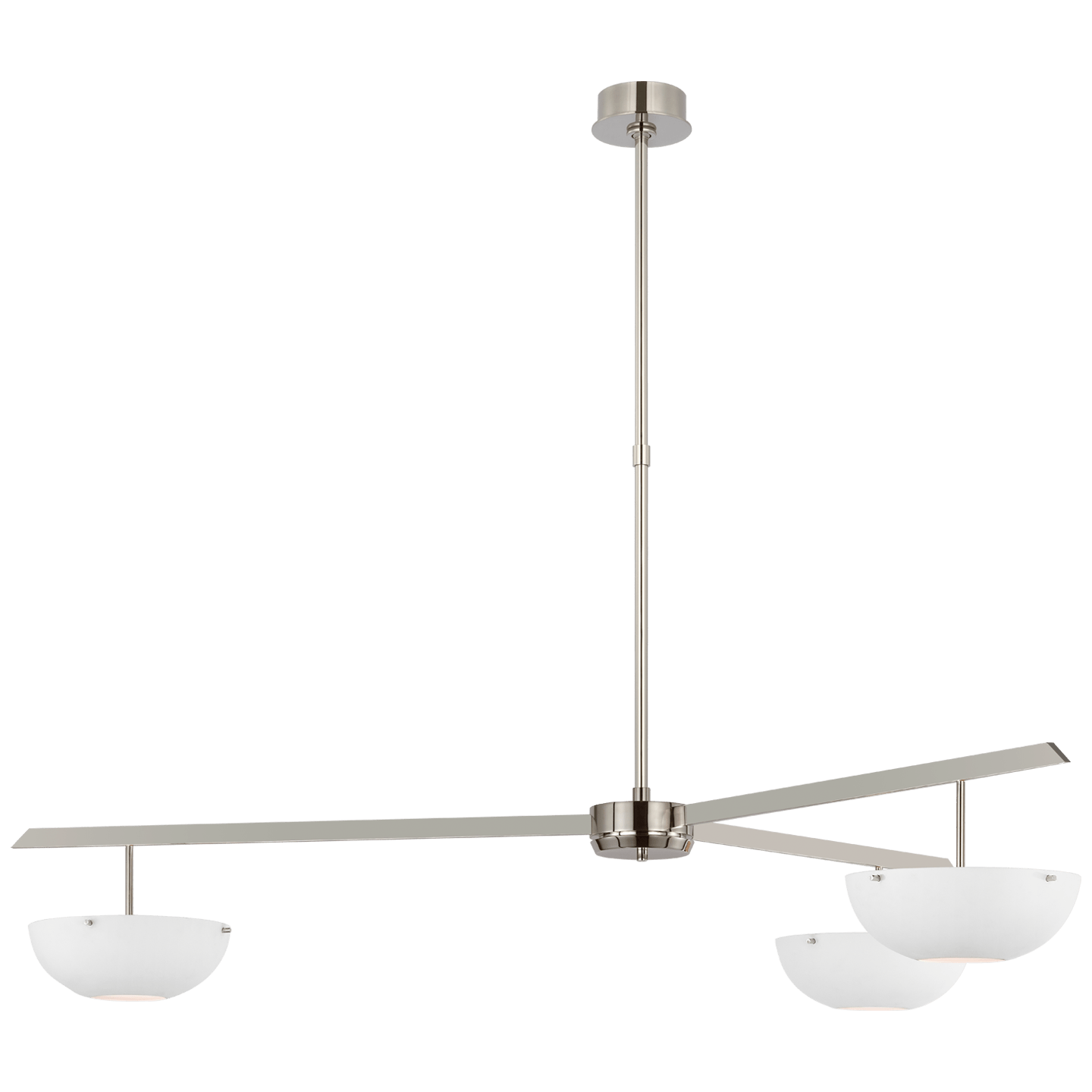 Polished Nickel / Matte White