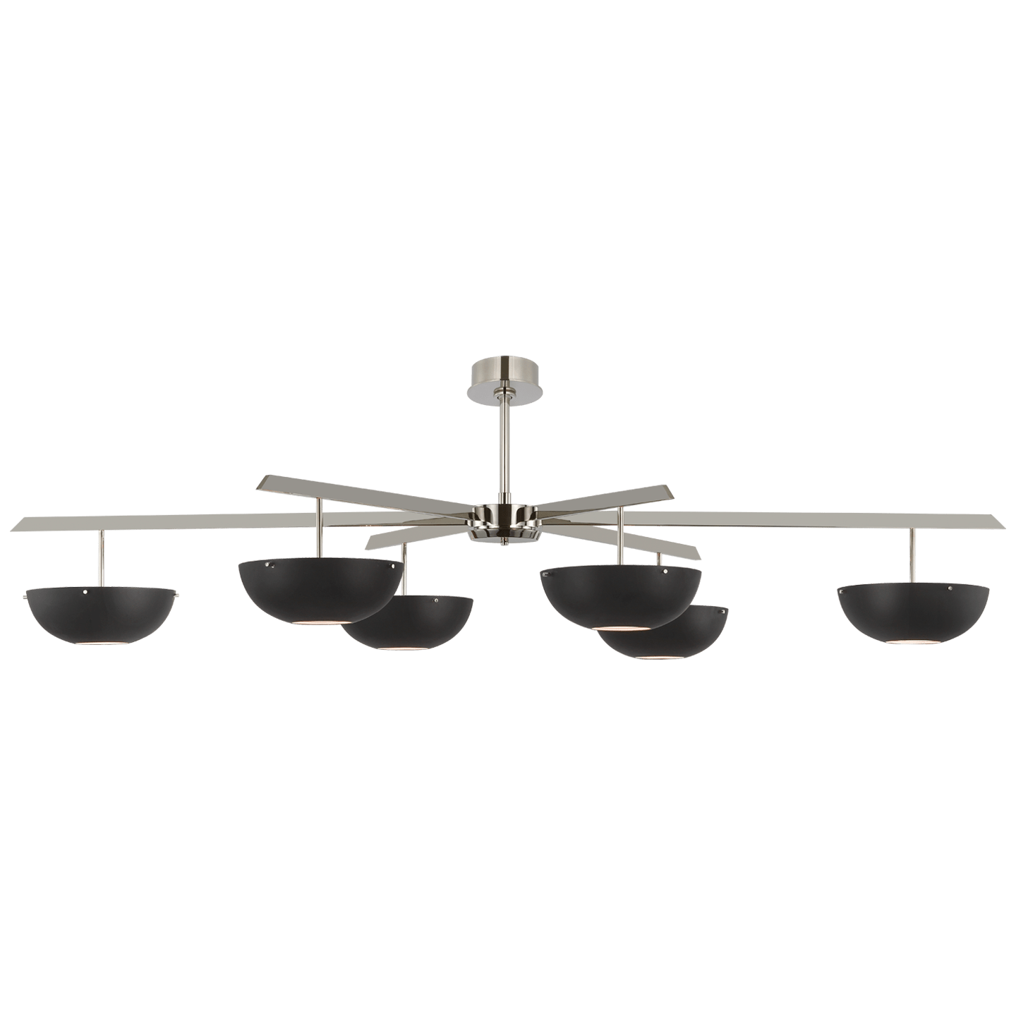 Polished Nickel / Matte Black