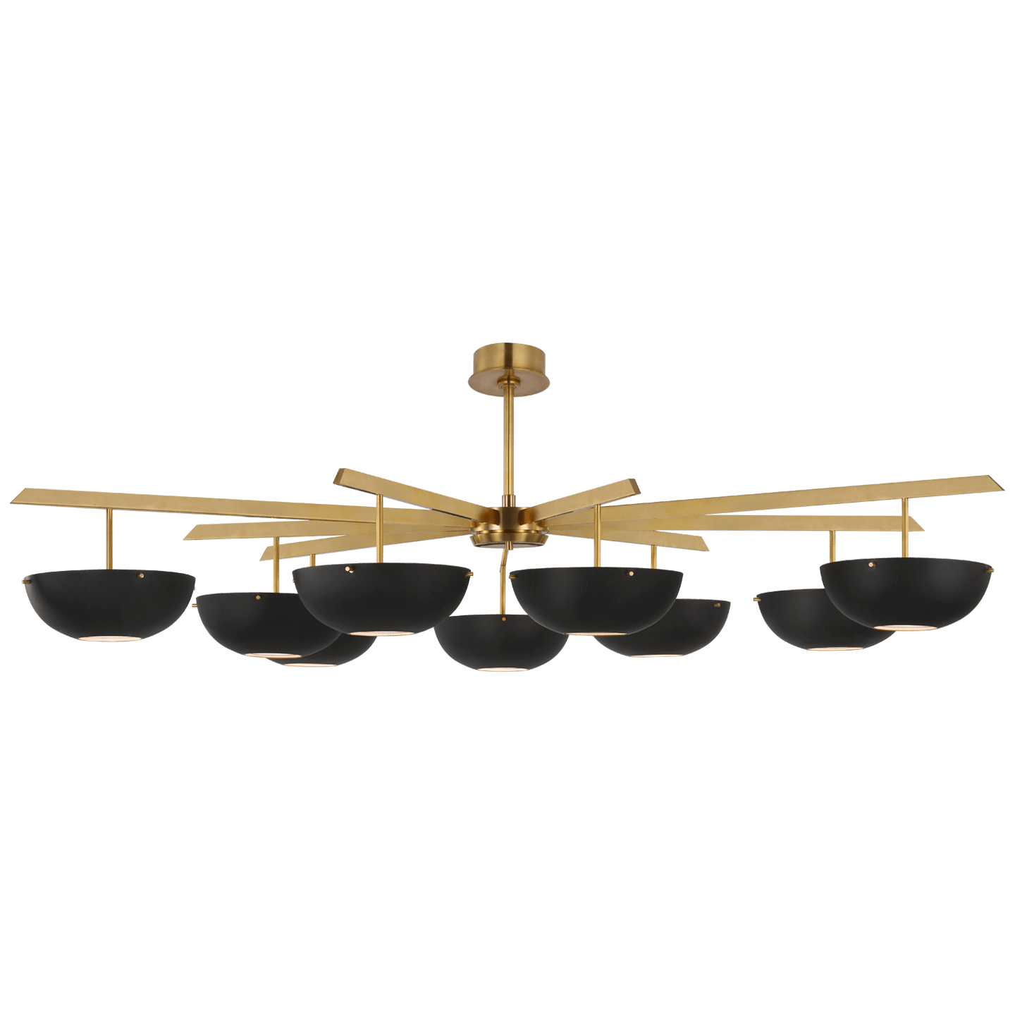 Hand-Rubbed Antique Brass / Matte Black