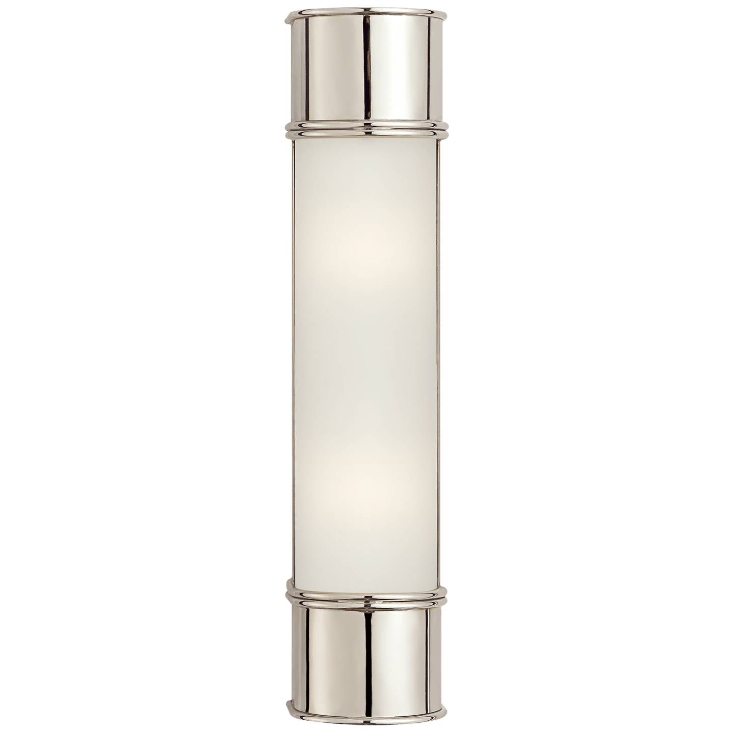 Polished Nickel / Frosted Glass