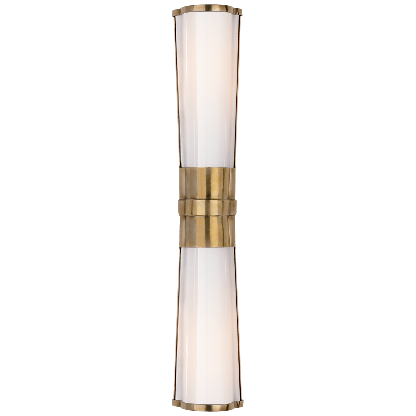 Ottone Antico Lucidato / Vetro Bianco