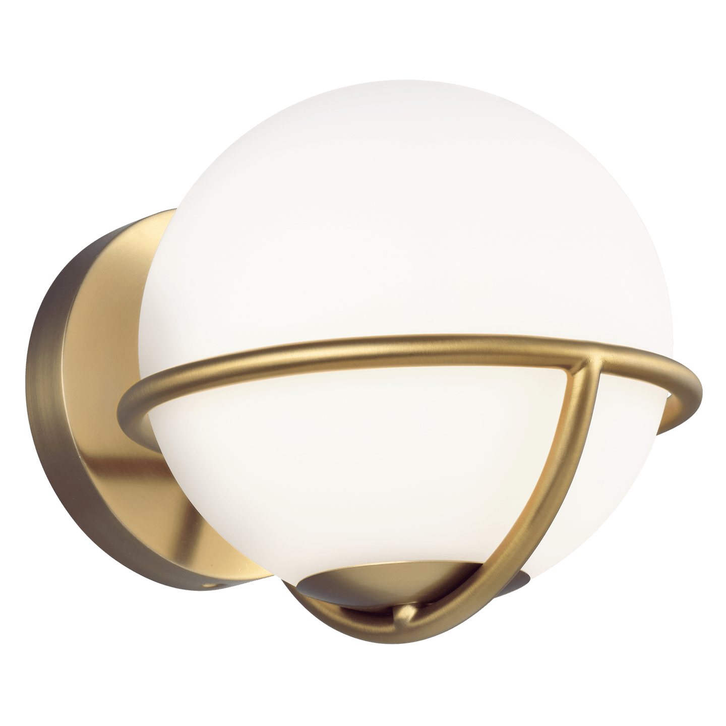 Burnished Brass / Clear Glass