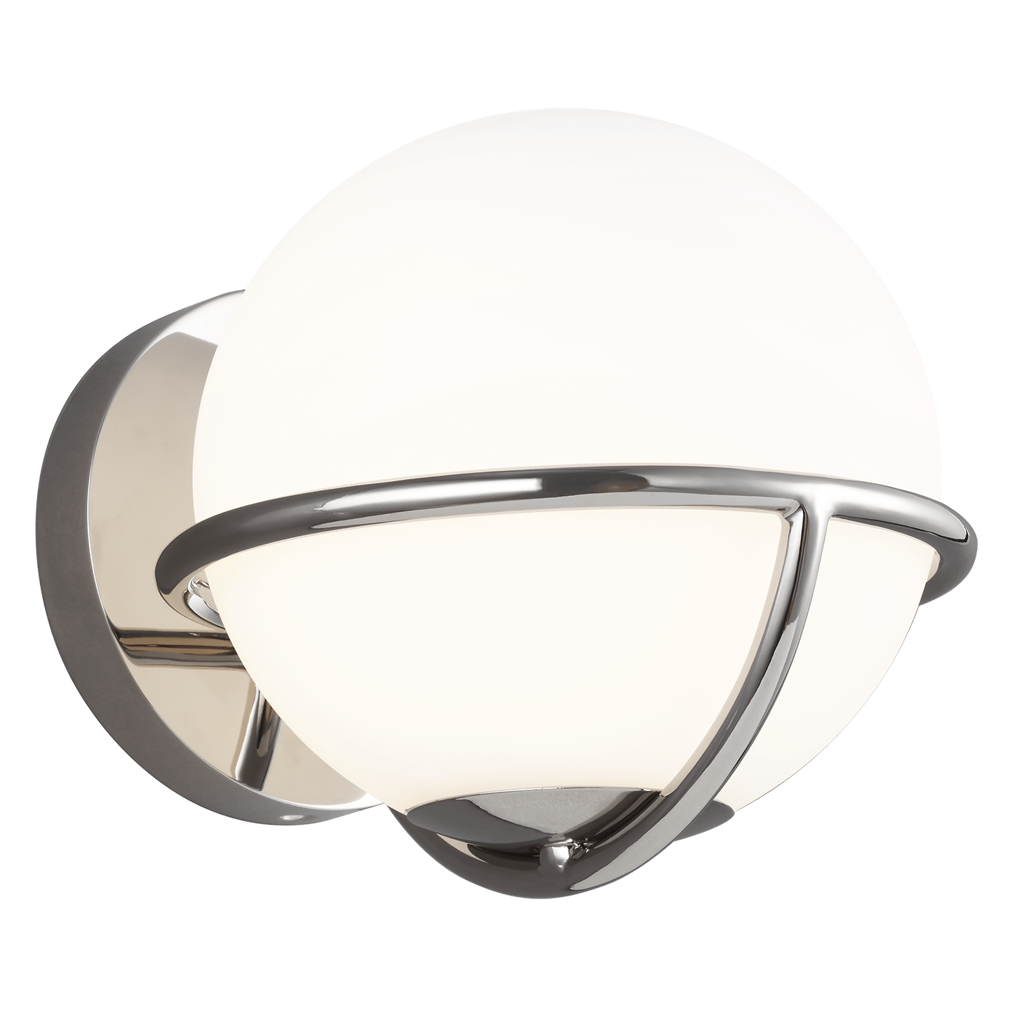 Polished Nickel / Clear Glass