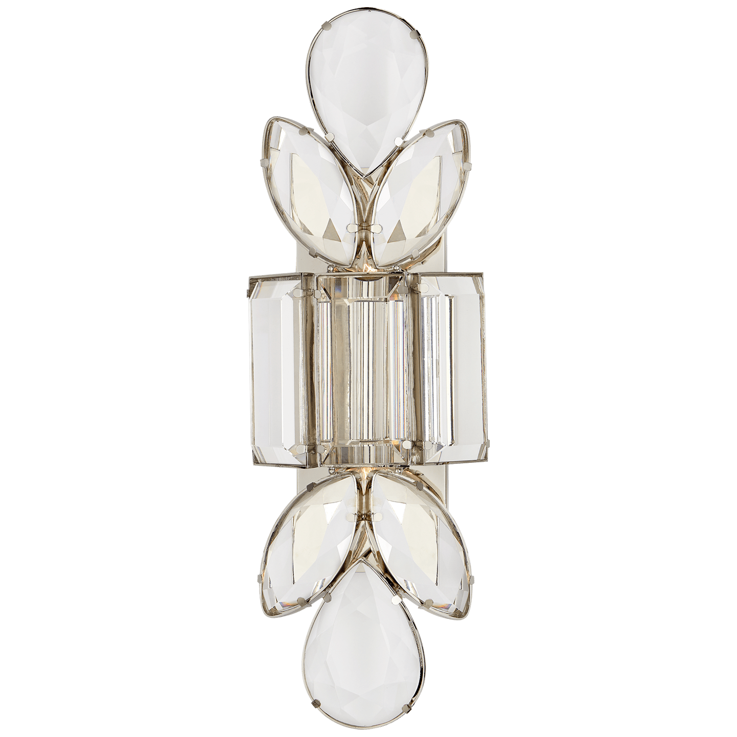 Polished Nickel / Clear Glass