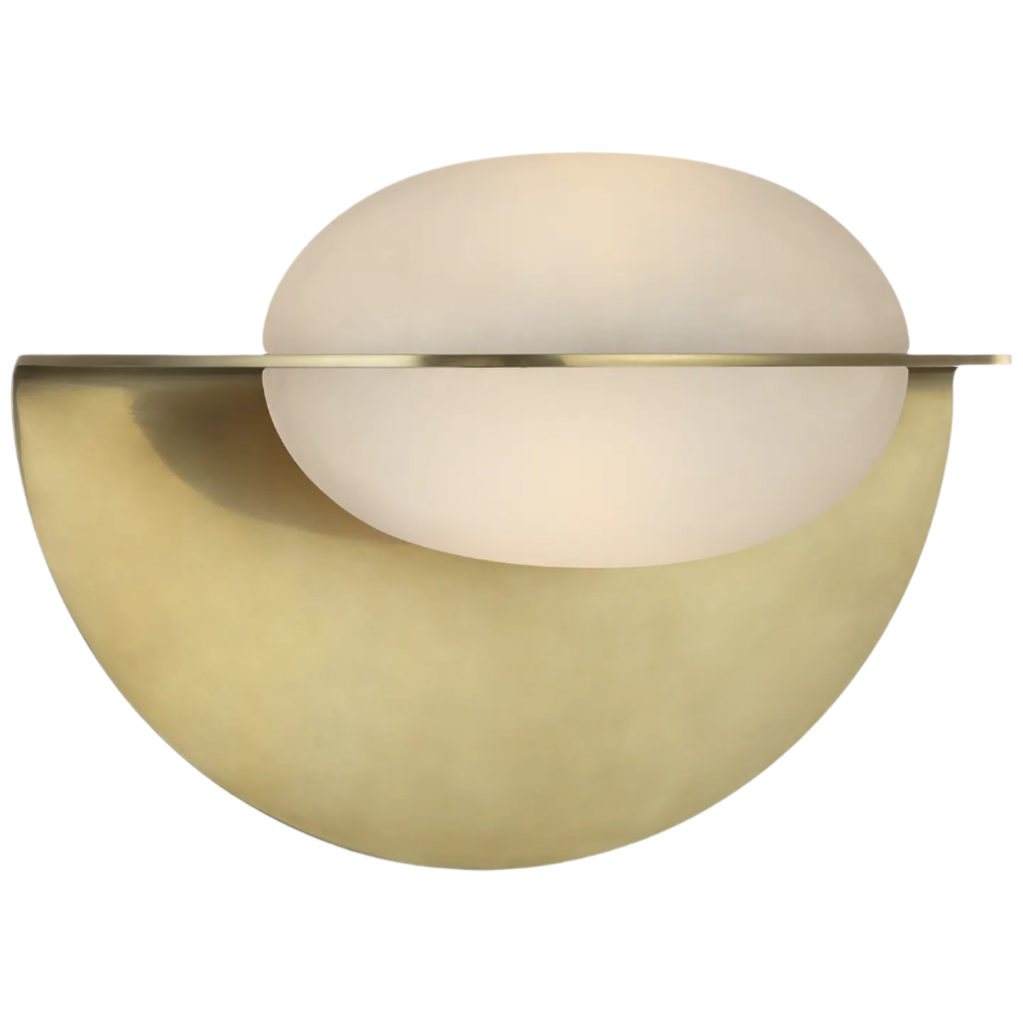 Antique-Burnished Brass / Alabaster