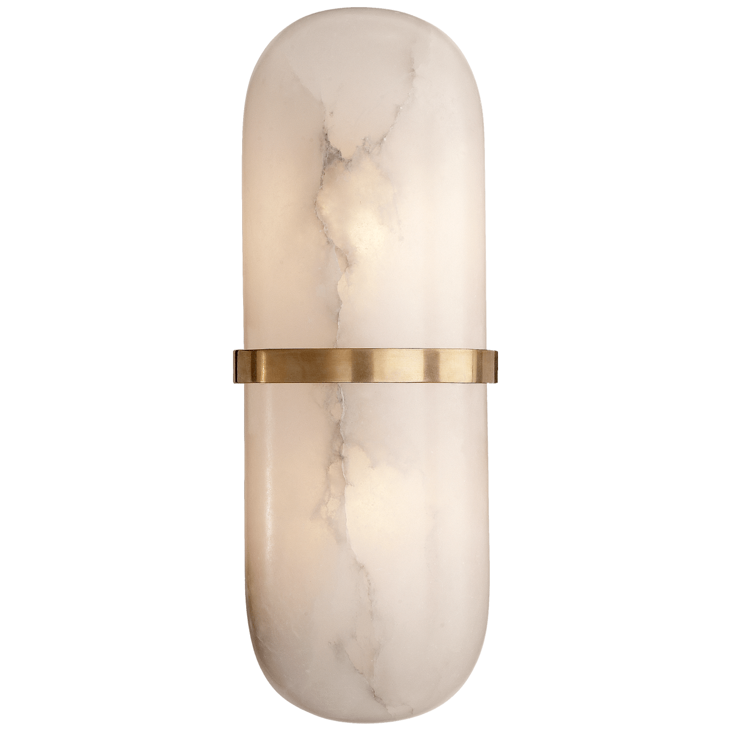 Antique-Burnished Brass / Alabaster