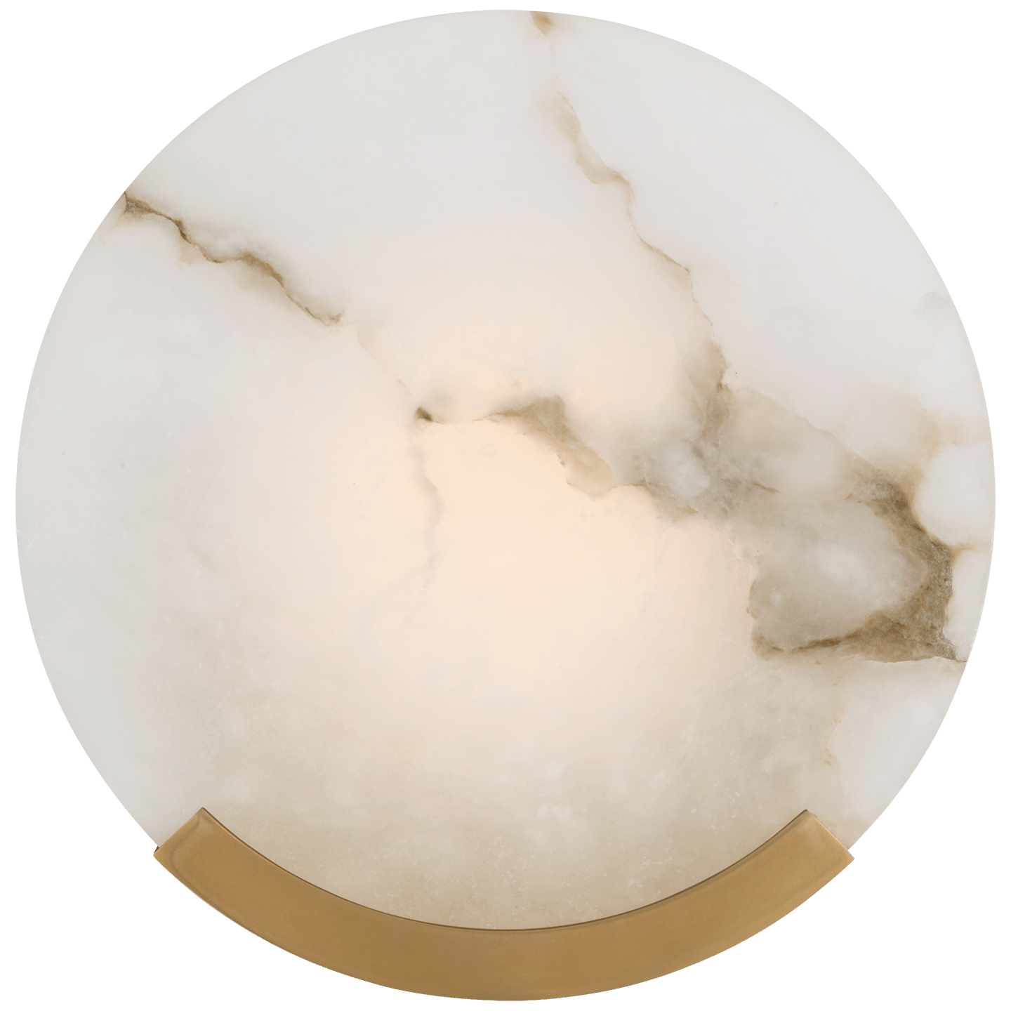 Antique-Burnished Brass / Alabaster