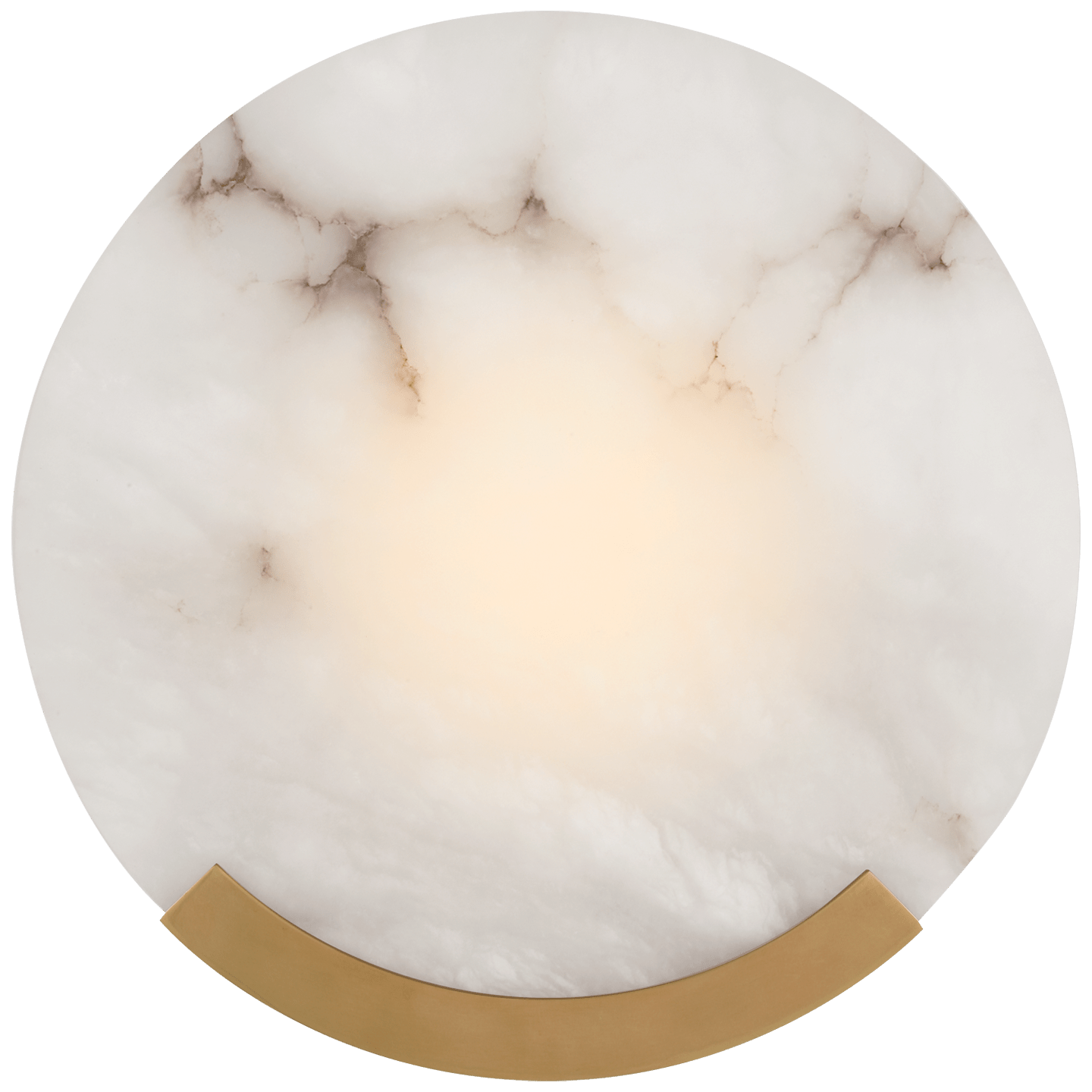 Antique-Burnished Brass / Alabaster