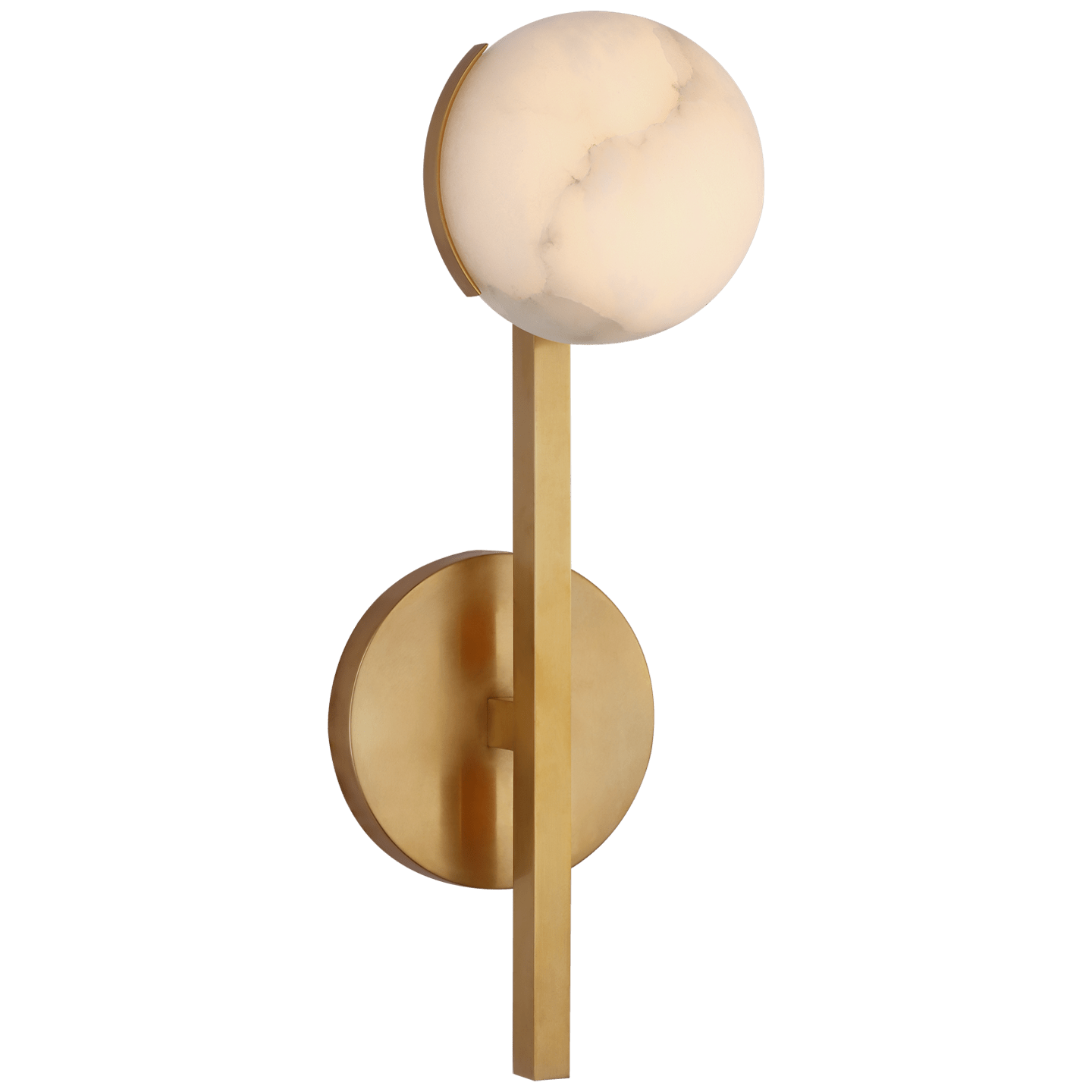 Antique-Burnished Brass / Alabaster