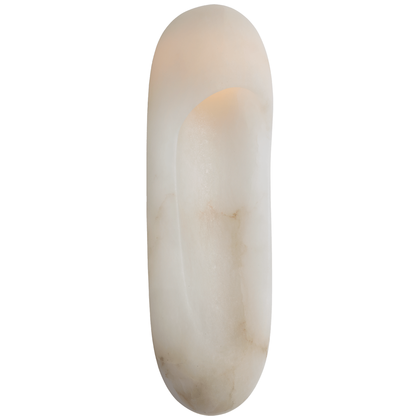Alabaster and Antique-Burnished Brass
