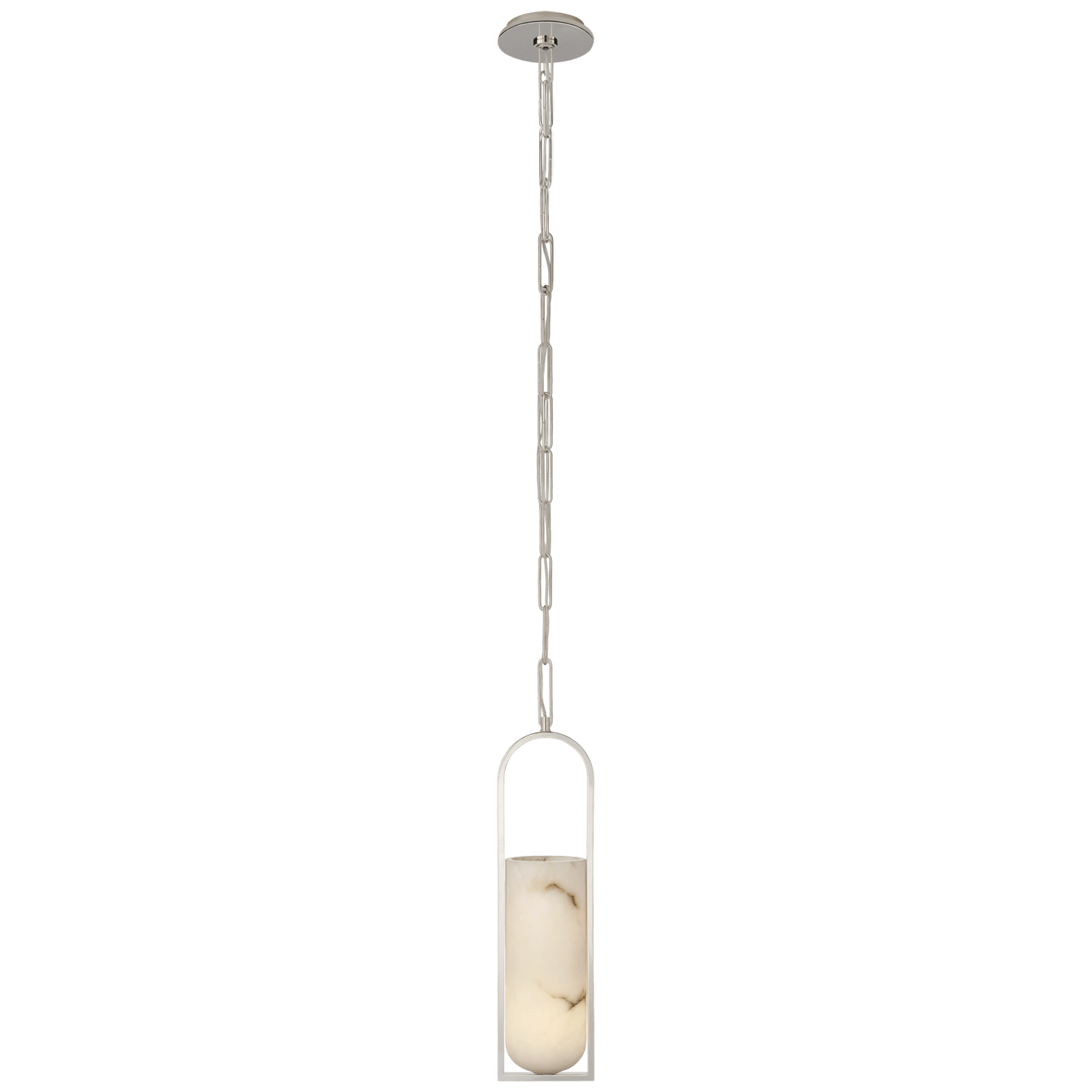 Polished Nickel / Alabaster
