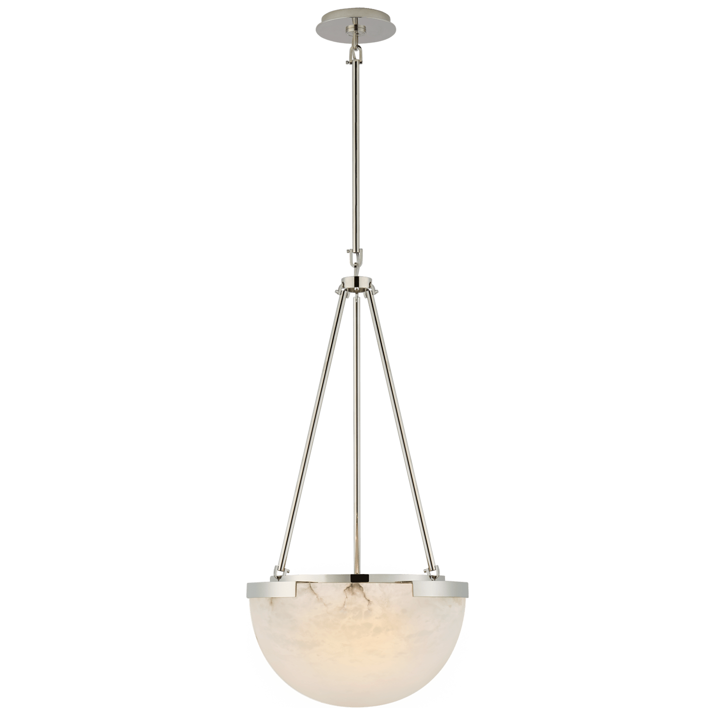 Polished Nickel / Alabaster