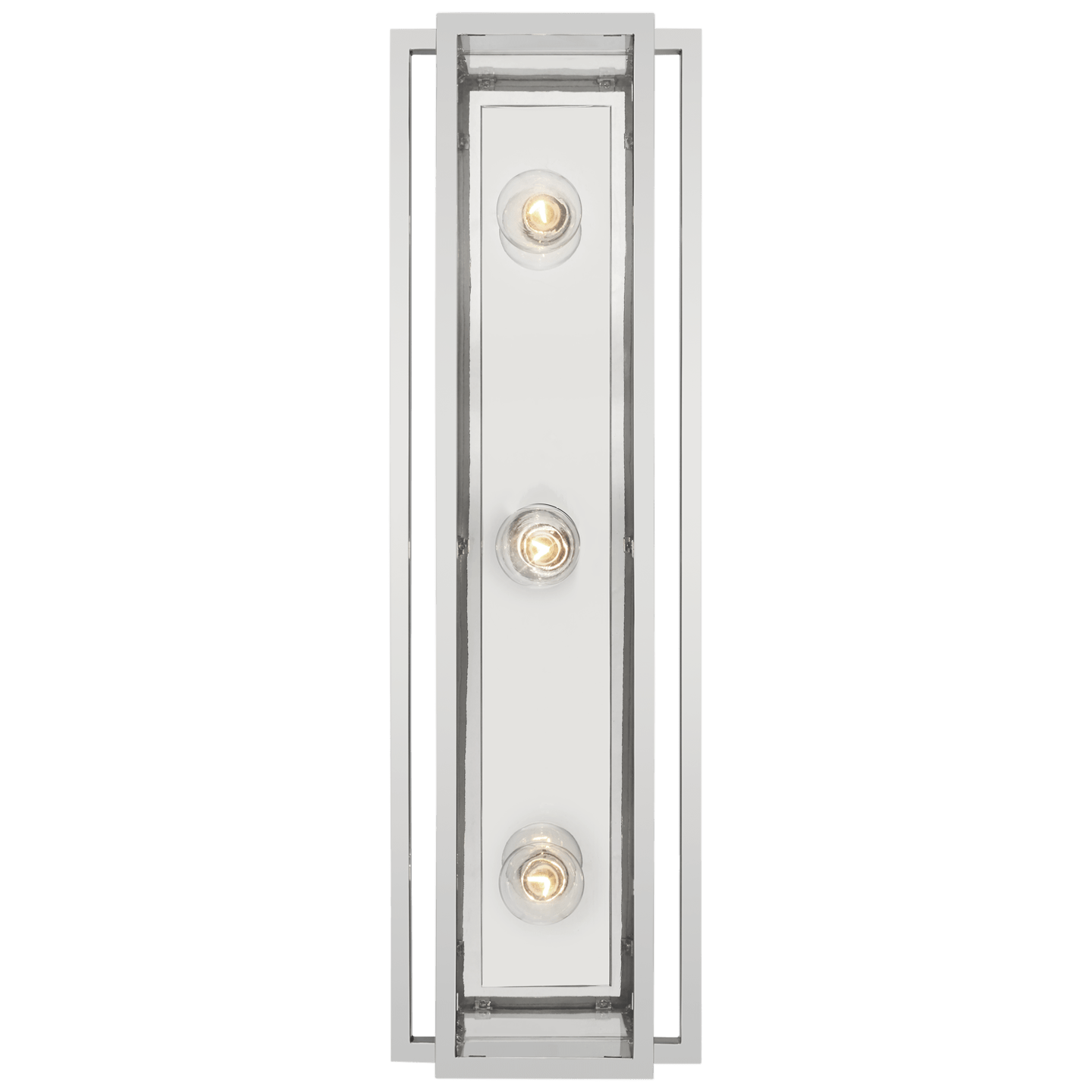 Polished Nickel / Clear Glass