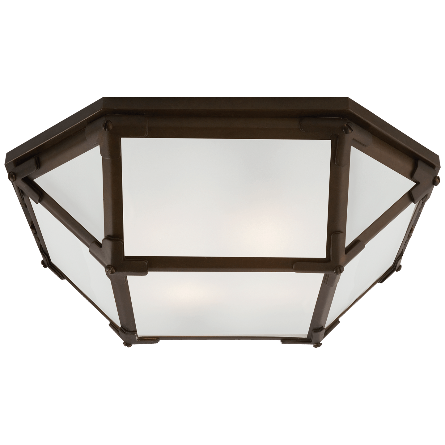 Antique Zinc / Frosted Glass