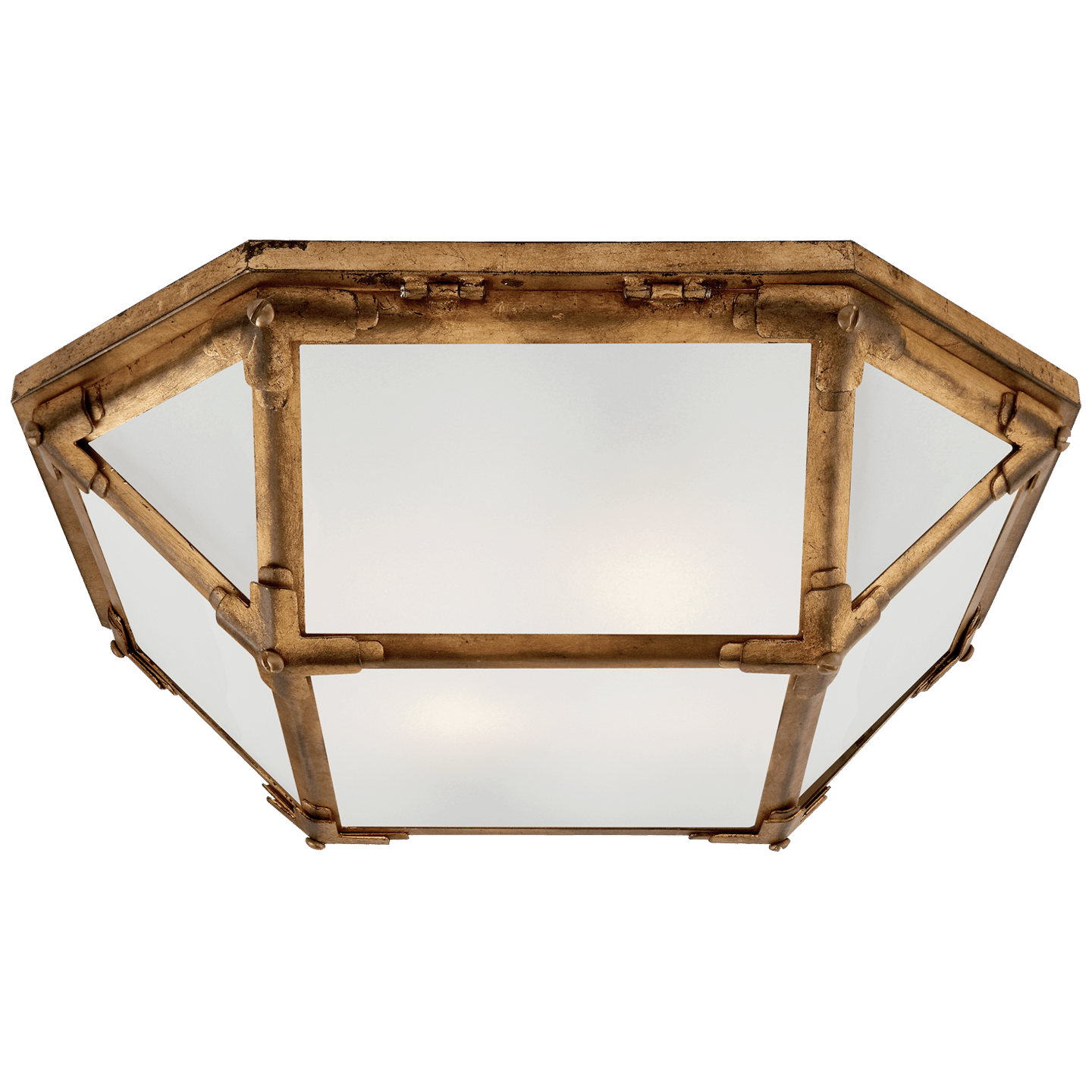 Gilded Iron / Frosted Glass