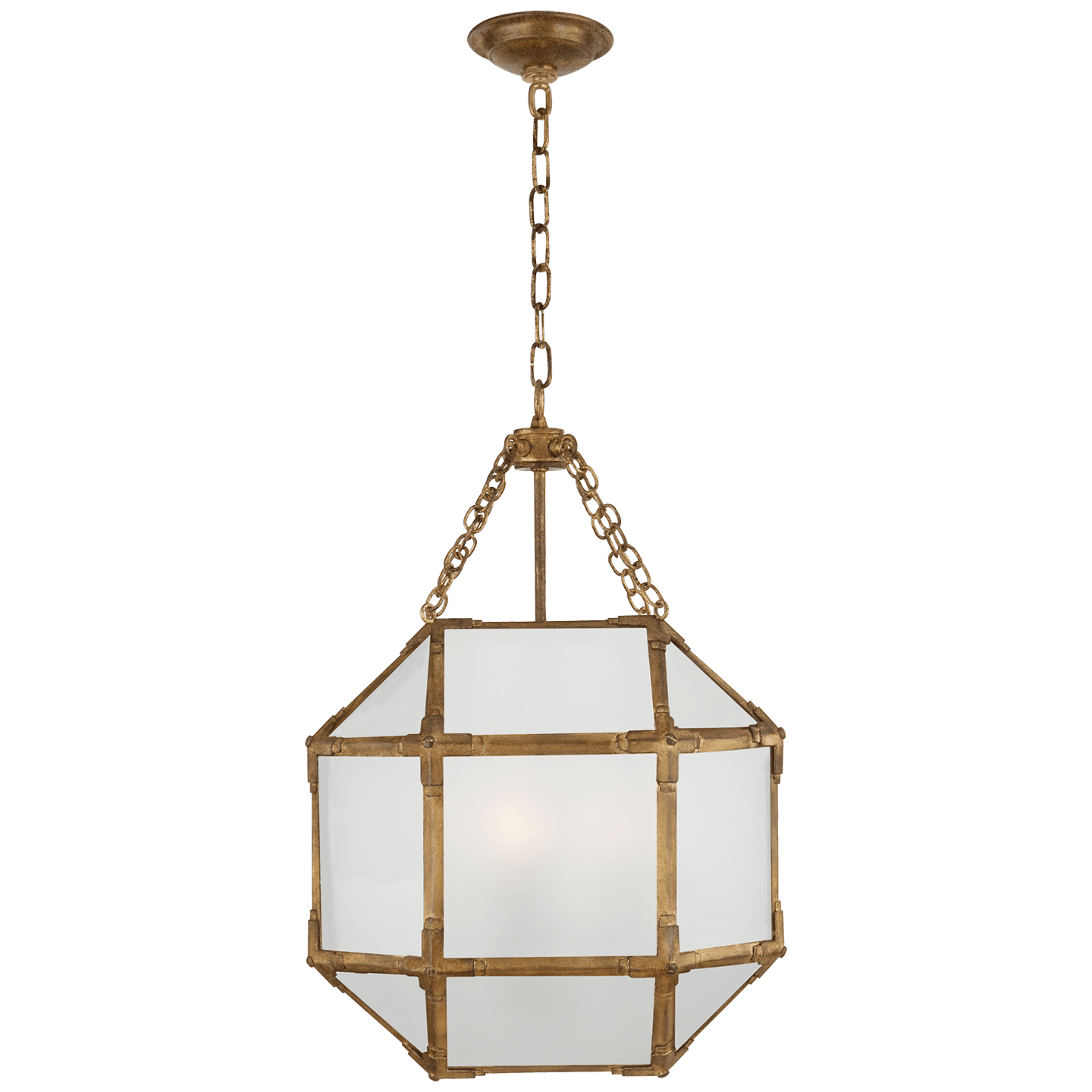 Gilded Iron / Frosted Glass