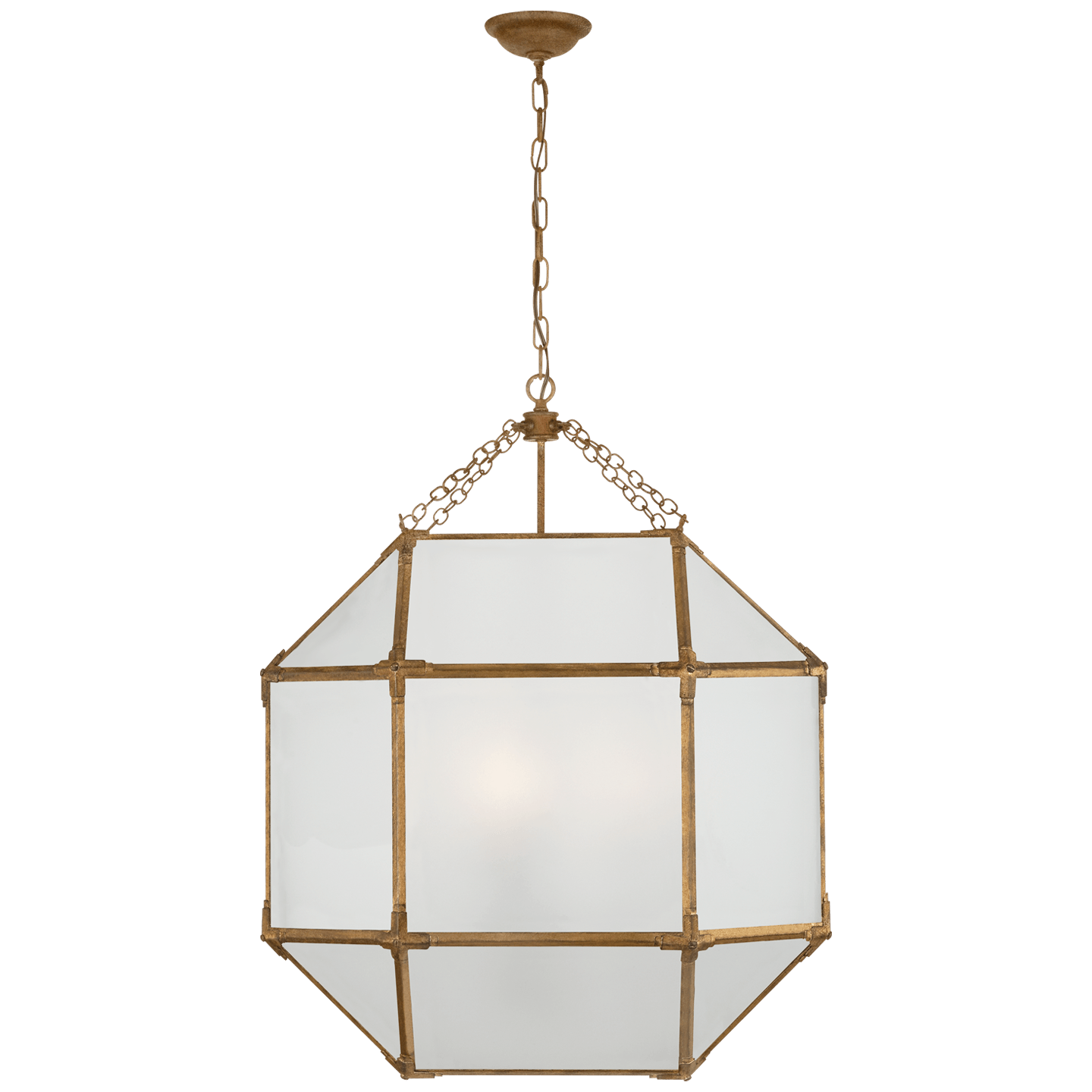 Gilded Iron / Frosted Glass