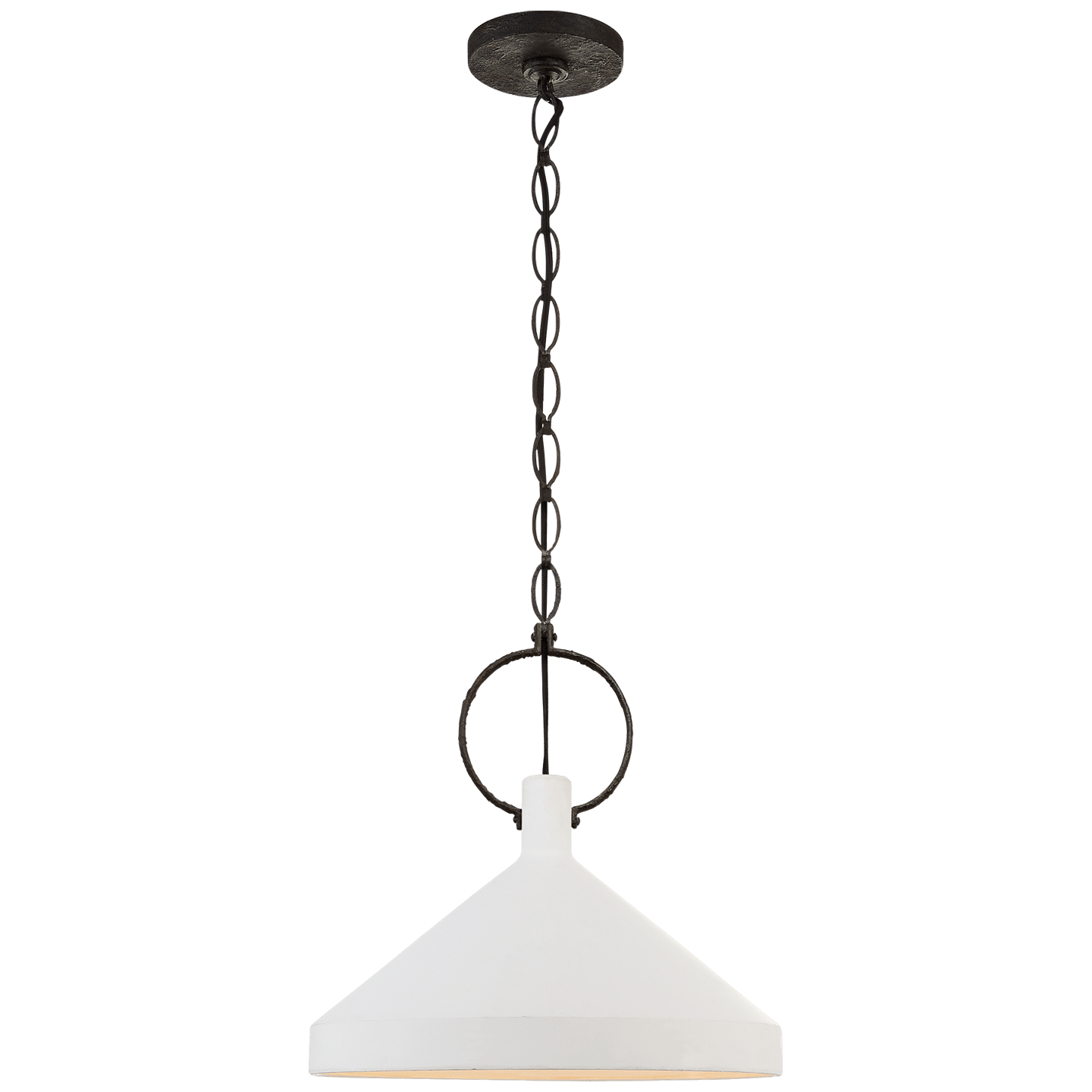 Natural Rusted Iron / Plaster White