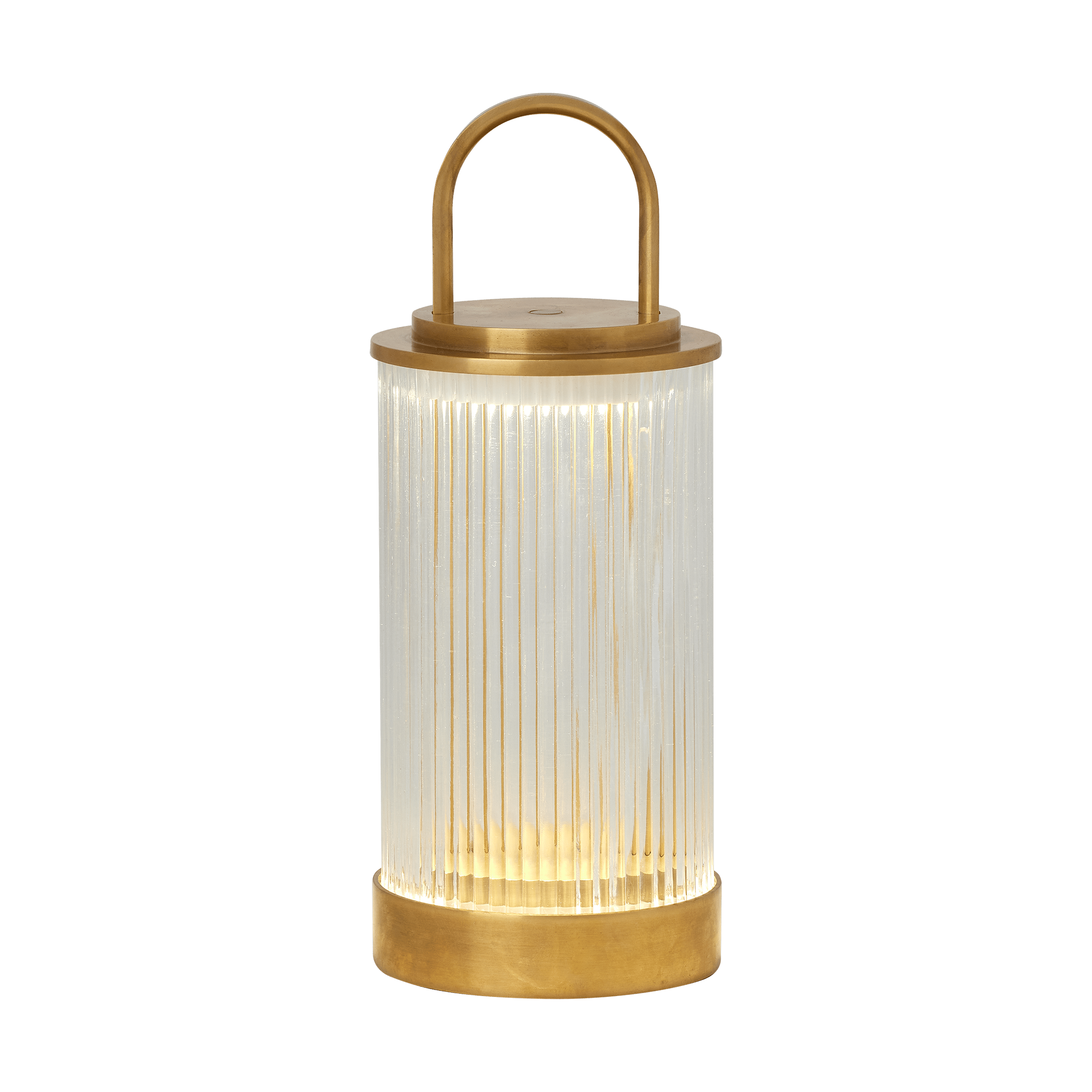 Ottone naturale / Vetro trasparente