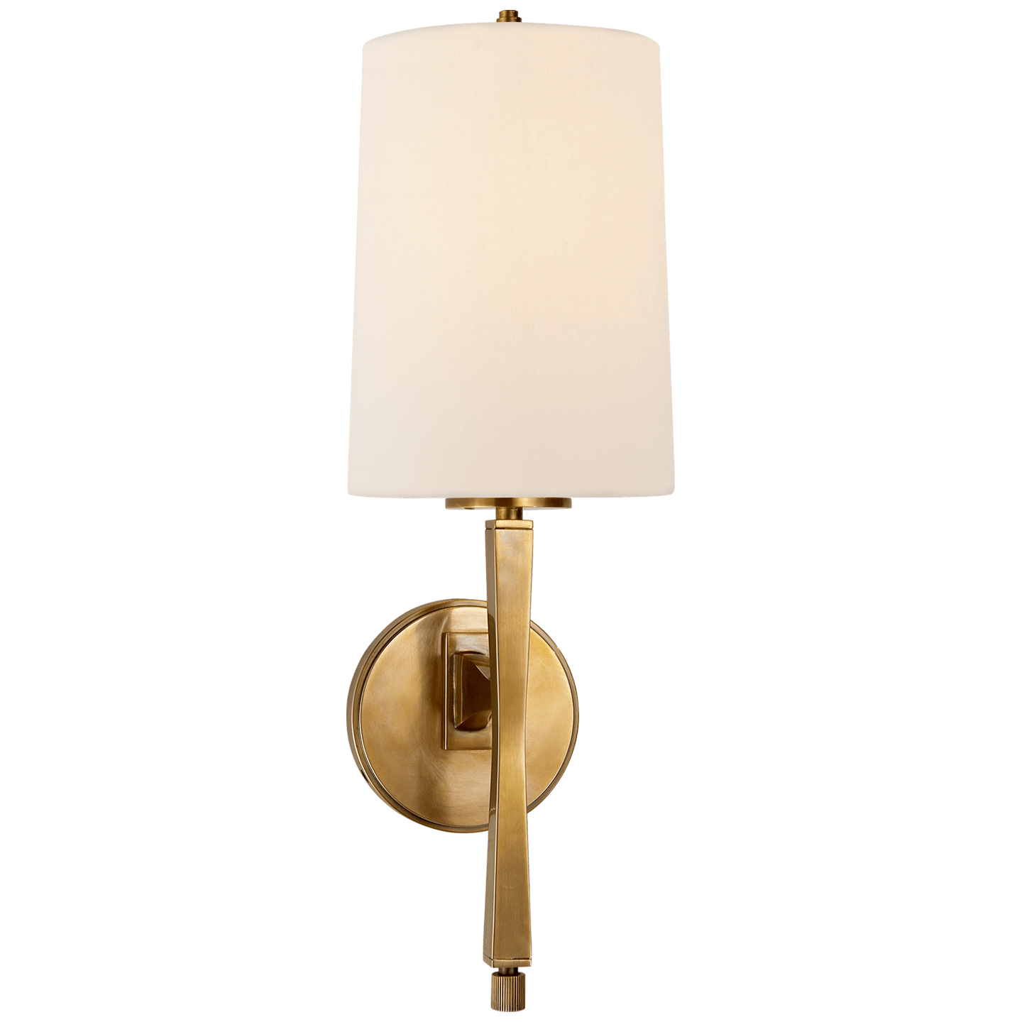 Hand-Rubbed Antique Brass / 12.7cm x 14cm x 20.3cm Linen