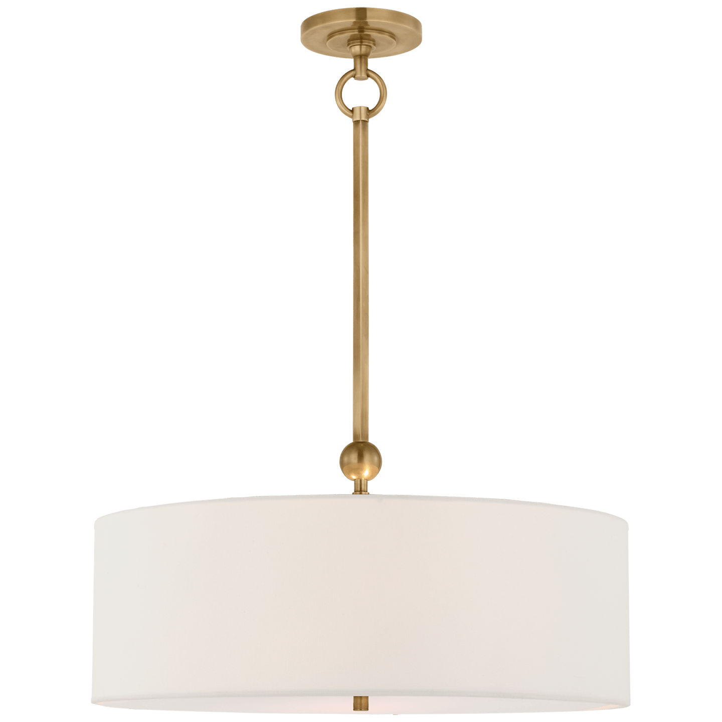 Ottone anticato a mano / 55.9cm x 55.9cm x 19cm Lino