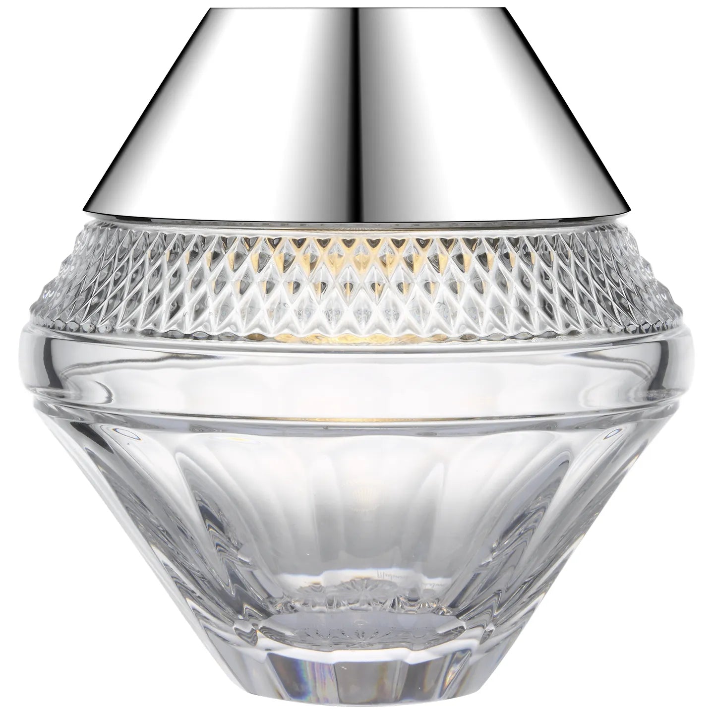 Nickel Lucido / Cristallo Trasparente