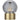 Circon 7" Rechargeable Accent Lamp in Natural Brass with Clear Crystal