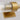 Geneva Linear Sconce in Burnished Brass with Clear Glass