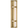Strever 18" Shielded Sconce in Natural Brass