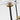 Calvino Large Arched Chandelier in Aged Iron and Hand-Rubbed Antique Brass with Clear Glass