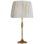 Romero Medium Table Lamp in Hand-Rubbed Antique Brass or Plaster White
