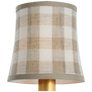 Schumacher 5" Soft Empire Shade in Sky Elton Check
