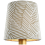 Schumacher 5" Empire Shade in Sky Elin Check pattern