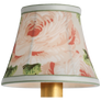 Schumacher 5" Bell Empire Shade in Blush Salisbury Chintz fabric