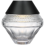 Copper Coast 5" Rechargeable Accent Lamp in Bronze with Clear Crystal